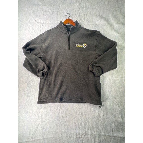 Vf Imagewear Other - NFL Pittsburgh Steelers Fleece Quarter Zip Pullover Black Mens XL VF Imagewear